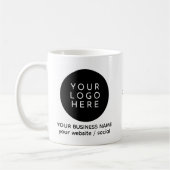 Mug Make Your Own Small Business Custom Logo Info (Gauche)