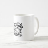 Mug make your self better then last year (Devant droit)