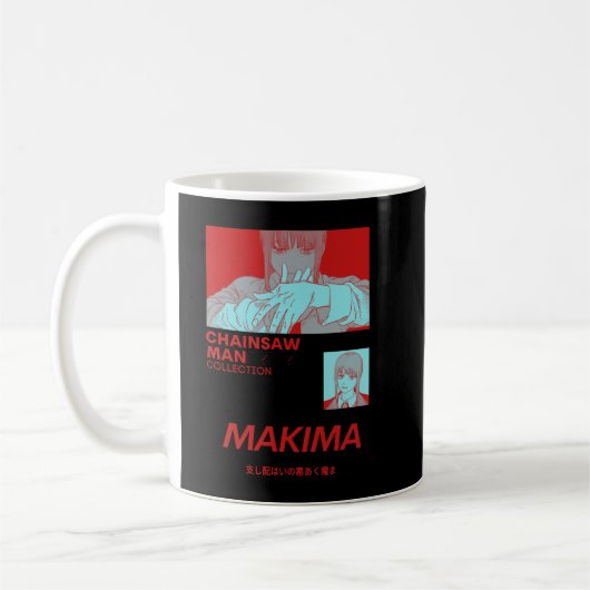 Mug Makima Red - Chainsaw Man Classic (Gauche)