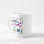 Mug "Making a Difference in 2026" New Year Celebration (Devant gauche)