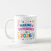 Mug "Making a Difference in 2026" New Year Celebration (Gauche)