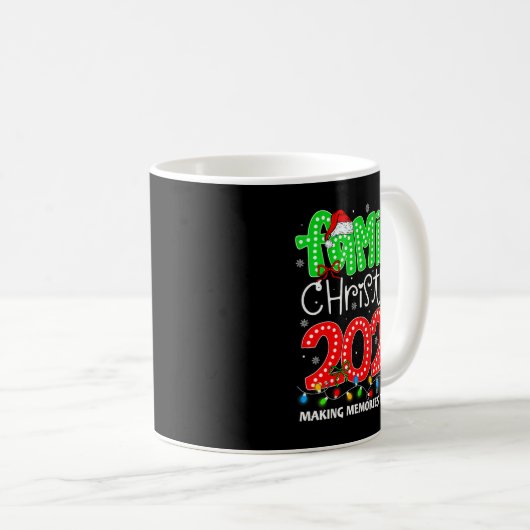 Mug Making Memories Together Family Christmas 2025 Xma (Devant droit)