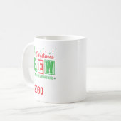 Mug Making Memories Together Ized Christmas Crew T Shi (Devant gauche)