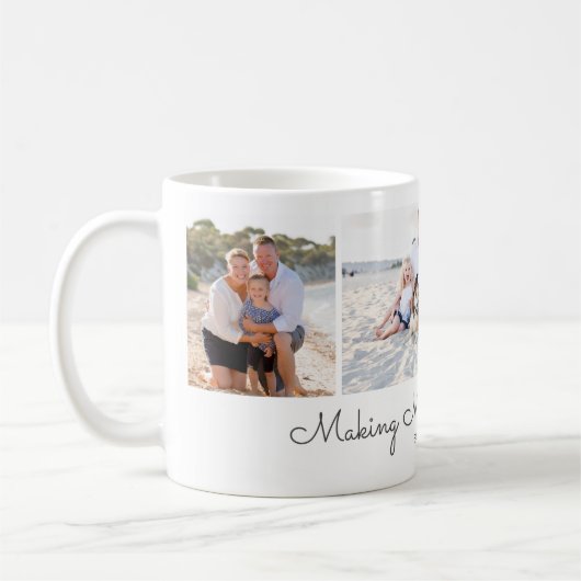 Mug Making Memories Together Photo Collage Keepsake (Gauche)