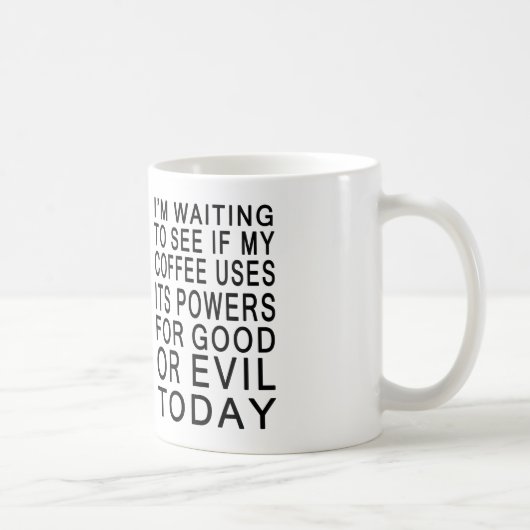 Mug Mal de café ou bon (Droite)