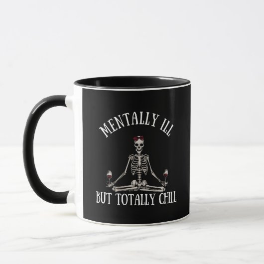 Mug Mal, mais totalement cool citations drôles (Gauche)