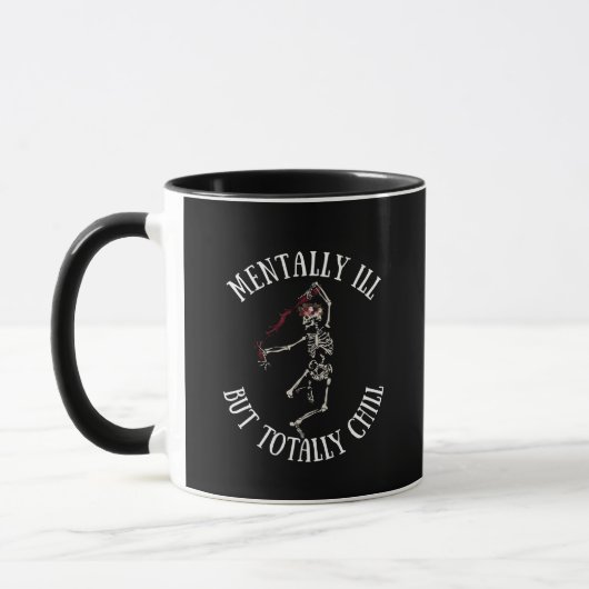 Mug Mal, mais totalement cool citations drôles (Gauche)