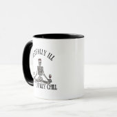 Mug Mal, mais totalement cool citations drôles (Devant gauche)