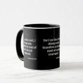 Mug Malachi 3:6 KJV Bible Verse Deux Tons (Devant gauche)