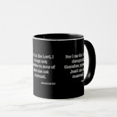 Mug Malachi 3:6 KJV Bible Verse Deux Tons (Devant droit)