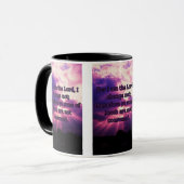 Mug Malachi 3:6 KJV Bible Verse Pic Deux Tons (Devant gauche)