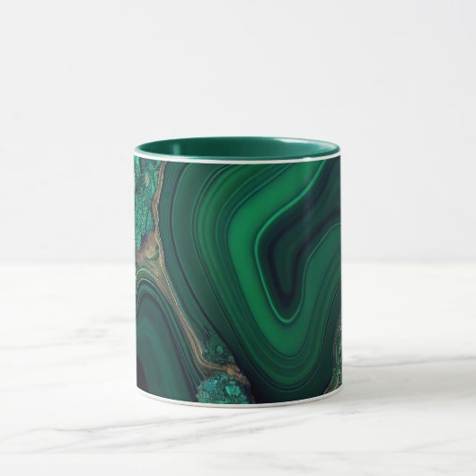 Mug Malachite Cu6CO3(OH)2 (Centre)