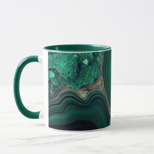 Mug Malachite Cu6CO3(OH)2 (Gauche)