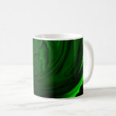 Mug malachite vert texture (Devant droit)