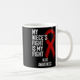 Mug Maladie cardiaque cyanogène Le combat de ma nièce