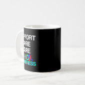 Mug Maladie cardiaque Survivant Chd Warrior 3 (Devant gauche)