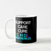 Mug Maladie cardiaque Survivant Chd Warrior 3 (Gauche)