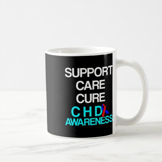 Mug Maladie cardiaque Survivant Chd Warrior 3 (Droite)