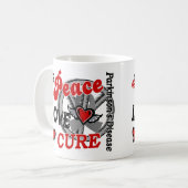 Mug :maladie de Parkinson du traitement 2 d'amour de (Devant gauche)