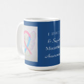 Mug Maladie de sensibilisation Ruban Angel personnalis (Devant gauche)