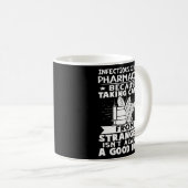 Mug Maladie infectieuse Pharmacien Bonbon des étranger (Devant droit)