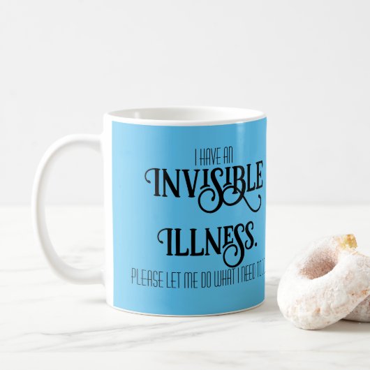 Mug Maladie invisible (Avec donut)
