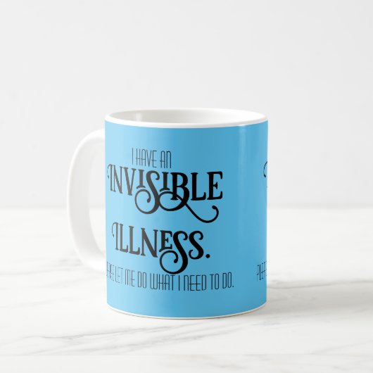 Mug Maladie invisible (Devant gauche)
