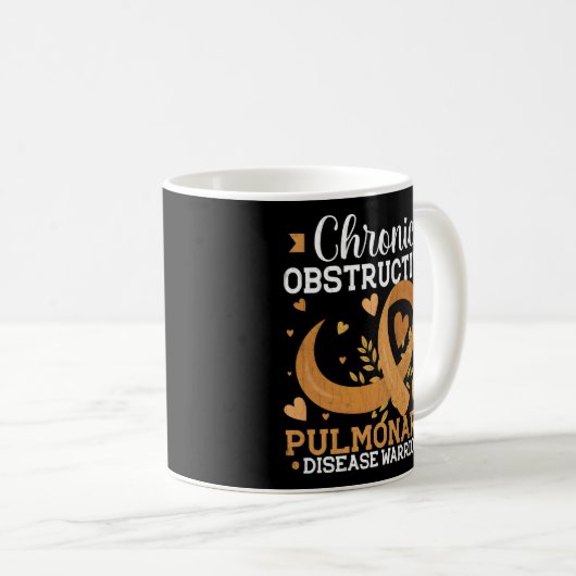 Mug Maladie pulmonaire obstructive chronique Copd guer (Devant droit)