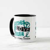 Mug Maladie rénale Polycystic du traitement PKD (Devant gauche)