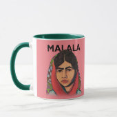 Mug Malala Yousafzai, Art féministe Inspirant (Gauche)