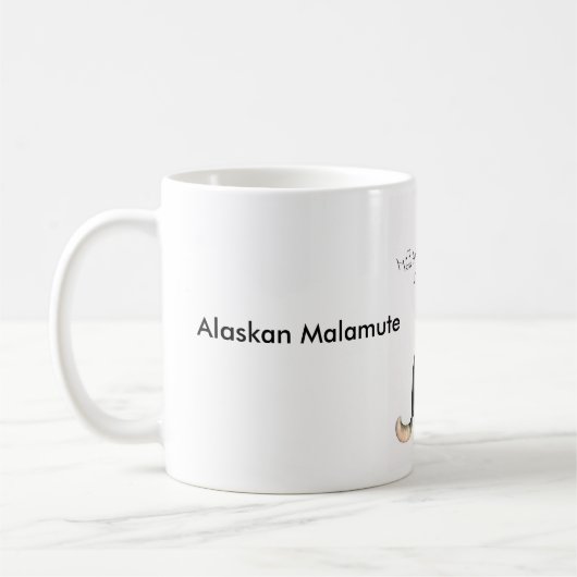 Mug Malamute d'Alaska, comment allez-vous ? Notez (Gauche)