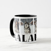Mug Malamute d'Alaska Photo Personnalisée pour les Amo (Devant gauche)