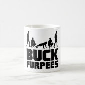 Mug Mâle Furpees -- Forme physique de Burpees (Centre)