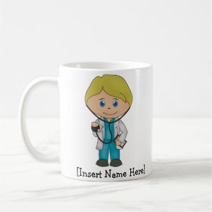 Mug Mâle professionnel et blond Médicale mignon