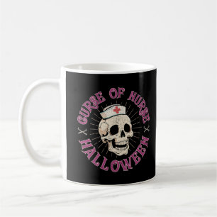 Mug Malédiction de l'infirmière Halloween Crâne Éffray