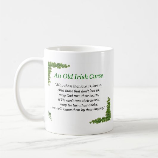 Mug malédiction d'Irlandais (Gauche)