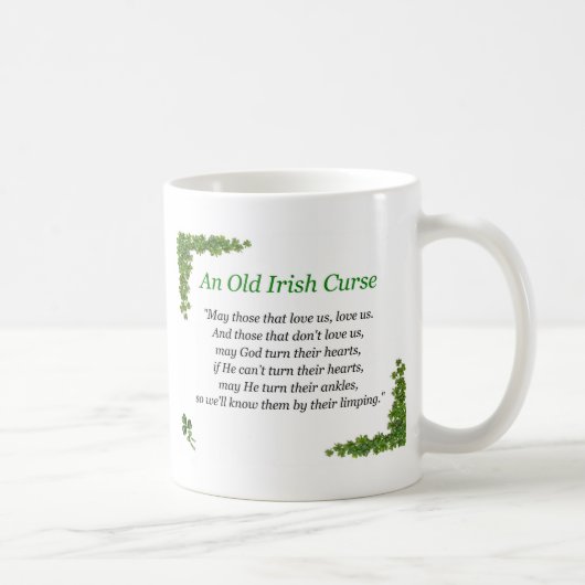 Mug malédiction d'Irlandais (Droite)