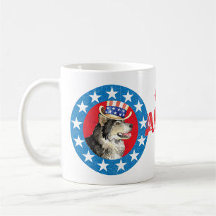 Mug Malemute patriotique de l'Alaska