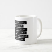 Mug Malgré Le Coût De La Vie (Devant droit)