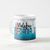 Mug Malibu California Surfboard Surf (Devant gauche)