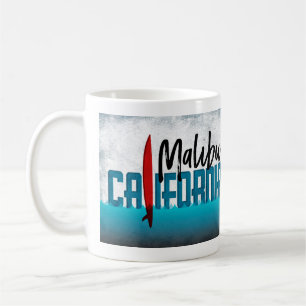 Mug Malibu California Surfboard Surf