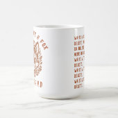 Mug Malin comme un Renard - Votre Texte (Centre)