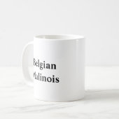 Mug malinois belge (Devant gauche)