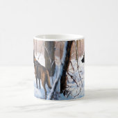 Mug Malinois Belge Qu'il neige Noël (Centre)