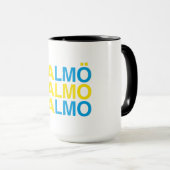Mug MALMO Swedish Flag (Devant droit)