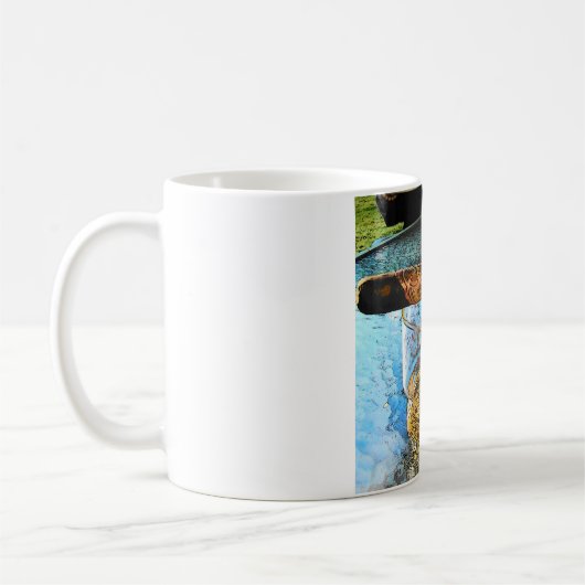 Mug Malt simple écossais et un cigare (Gauche)