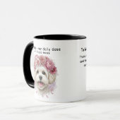 Mug Maltais ma dose quotidienne de bonheur (Devant gauche)