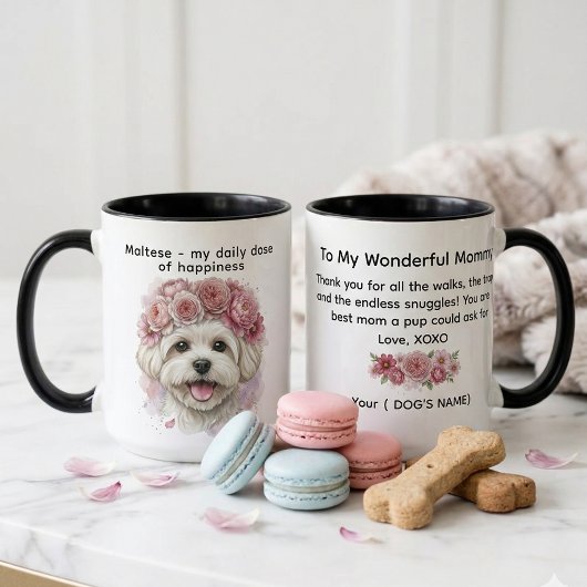 Mug Maltais ma dose quotidienne de bonheur