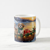 Mug Malti Tzu Christmas Boat Holiday (Devant droit)