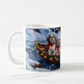 Mug Malti Tzu Christmas Boat Holiday (Gauche)